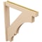 Ekena Millwork 5 1/2-in W x 36-in D x 42-in H Balboa Block Rough Cedar Woodgrain TimberThane Outlooker, Primed Tan OUTUR055X36X42BOA44RCPR - alternate 5